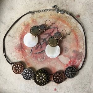 SOLD: Choker and earrings BUNDLE.